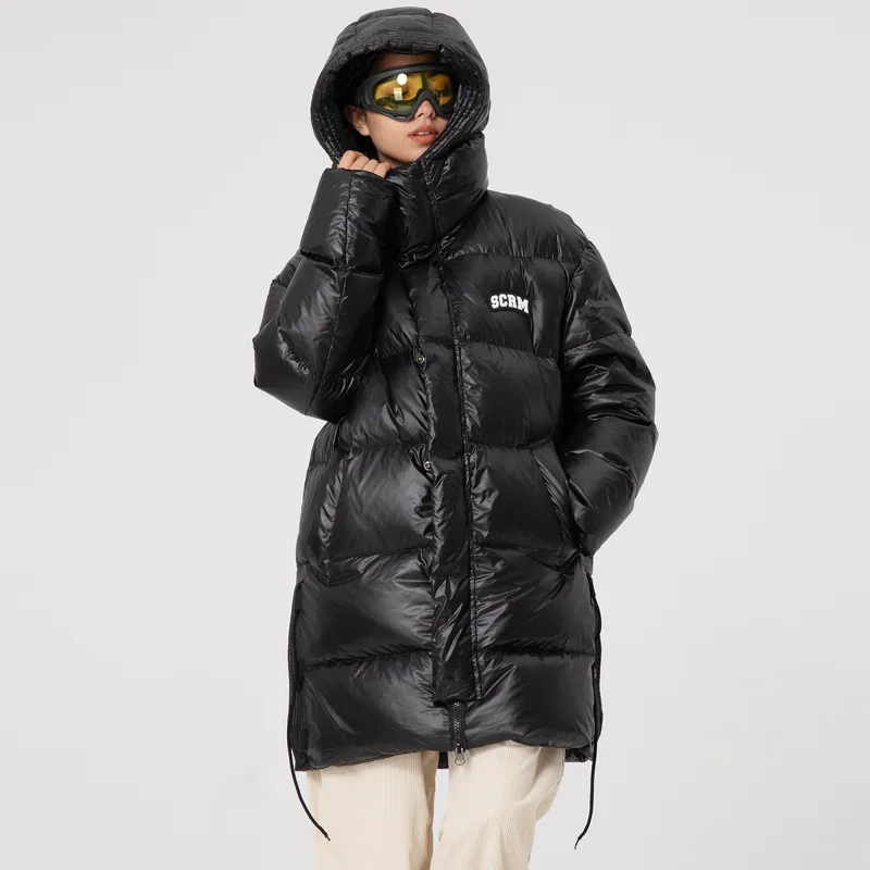 SCRM Down Jackets Unisex Black-3