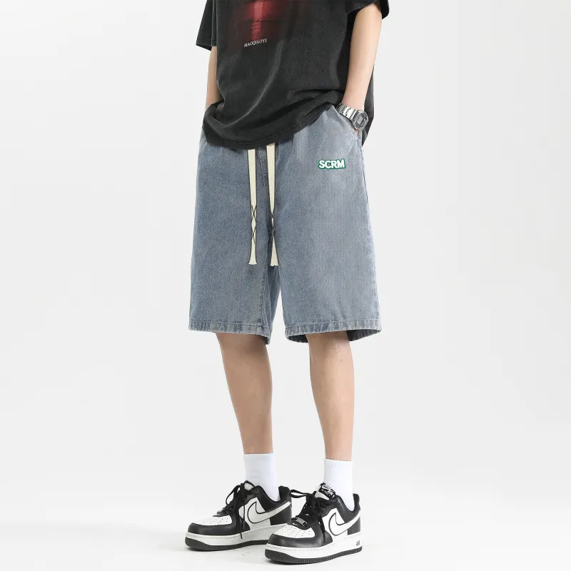 SCRM Denim Shorts Unisex-9