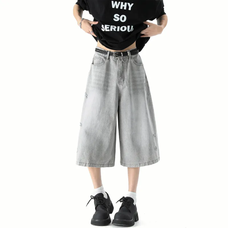 SCRM Denim Shorts Unisex-20
