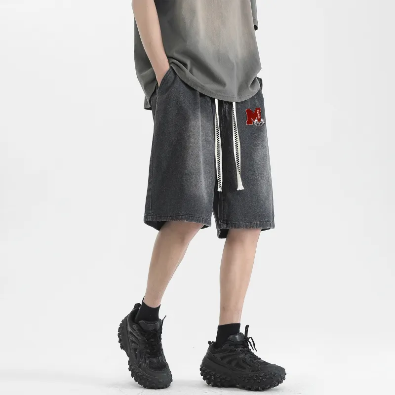 SCRM Denim Shorts Unisex-2