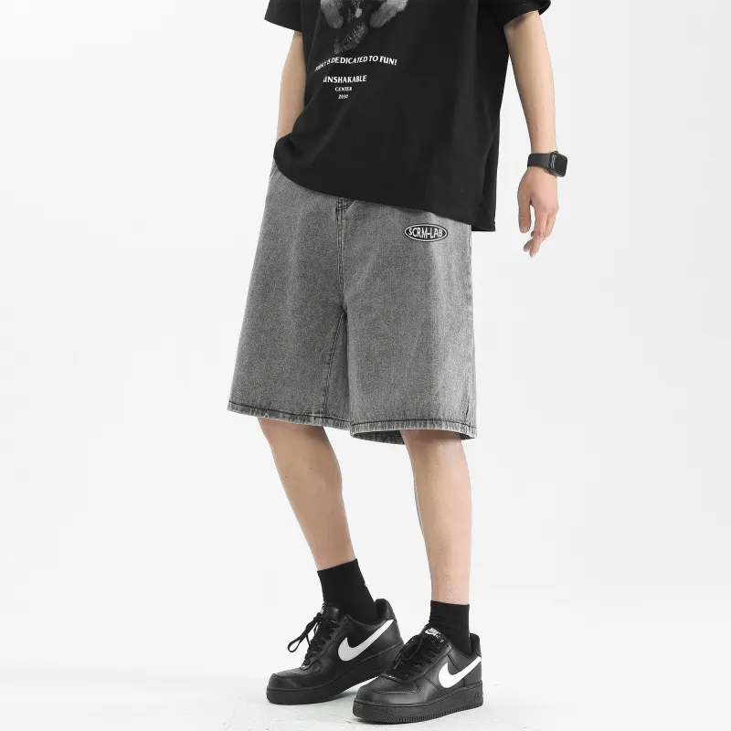 SCRM Denim Shorts Unisex-14