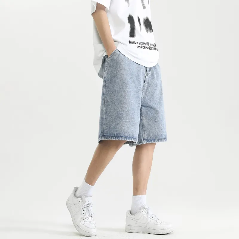 SCRM Denim Shorts Unisex-9