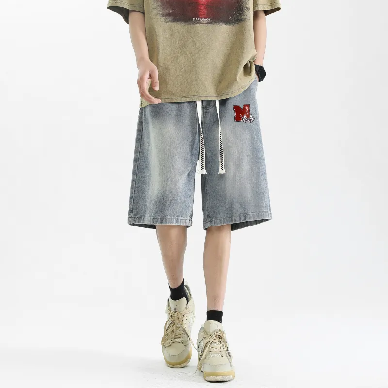SCRM Denim Shorts Unisex-12
