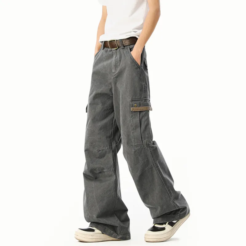 TESTUNG Workwear Style Everyday Commute Essential Pants Unisex-14