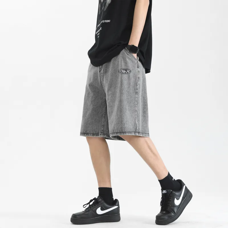 SCRM Denim Shorts Unisex-13