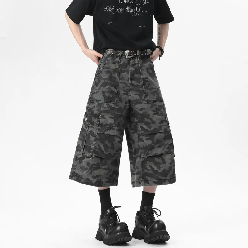 SCRM Cargo Shorts Unisex City Camouflage-2
