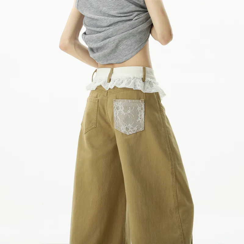 SCRM Jeans Unisex Khaki-2