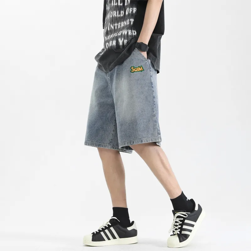 SCRM Summer Denim Shorts Unisex-13