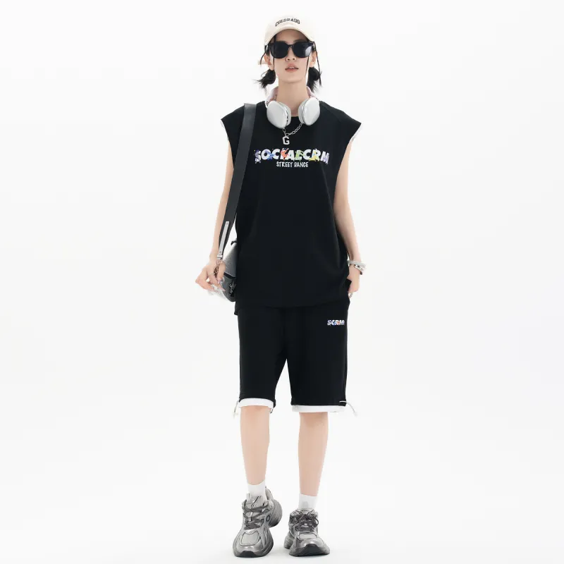 SCRM Casual Shorts Unisex-4