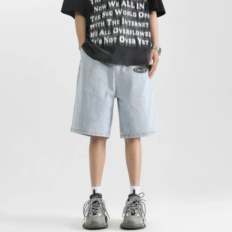 SCRM Denim Shorts Unisex-2