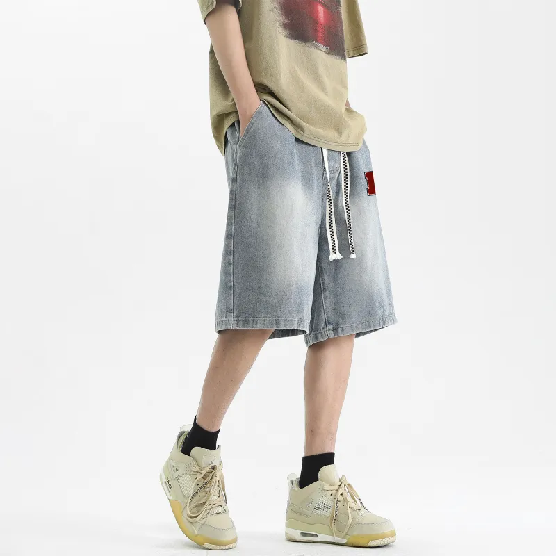 SCRM Denim Shorts Unisex-14