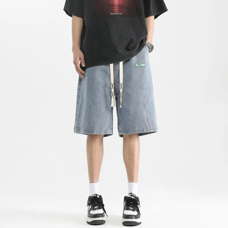 SCRM Denim Shorts Unisex-7