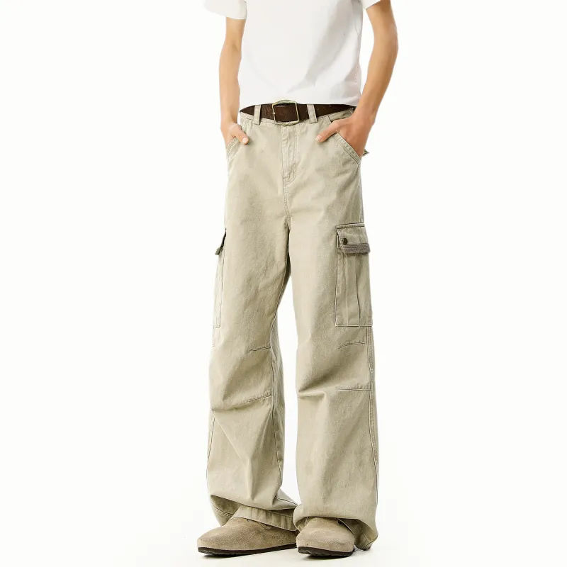 TESTUNG Workwear Style Everyday Commute Essential Pants Unisex-5