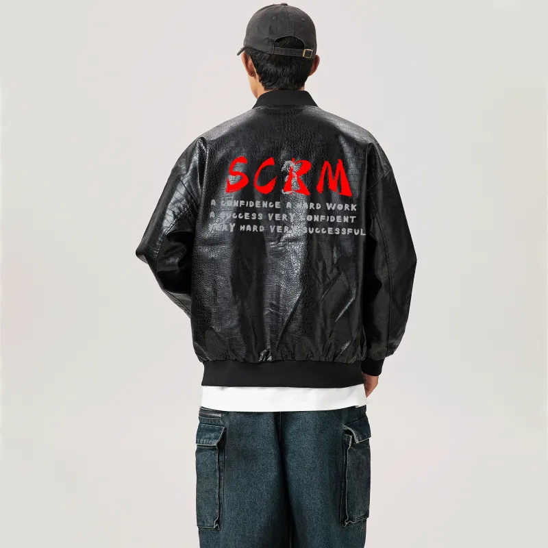 SCRM Leather Jackets Unisex-5