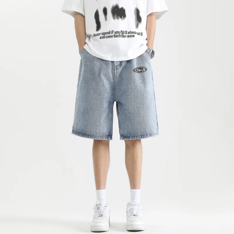 SCRM Denim Shorts Unisex-7