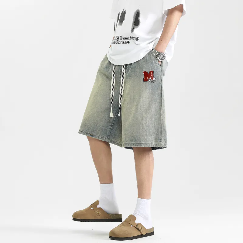 SCRM Denim Shorts Unisex-18