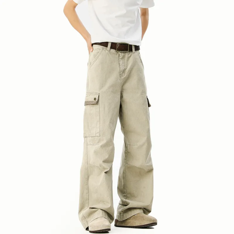 TESTUNG Workwear Style Everyday Commute Essential Pants Unisex-3