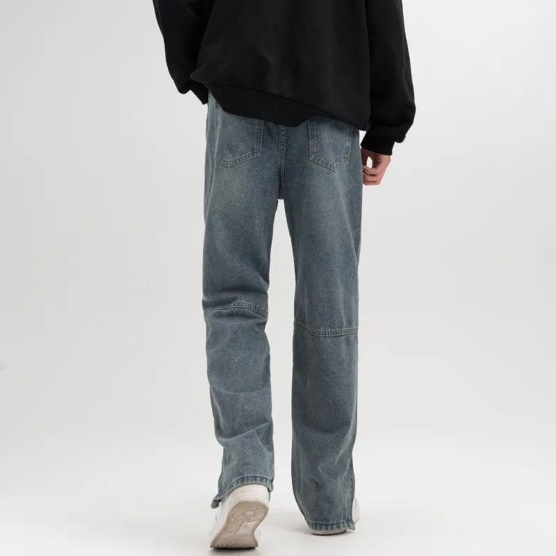 SCRM Jeans Unisex Washed Blue-3