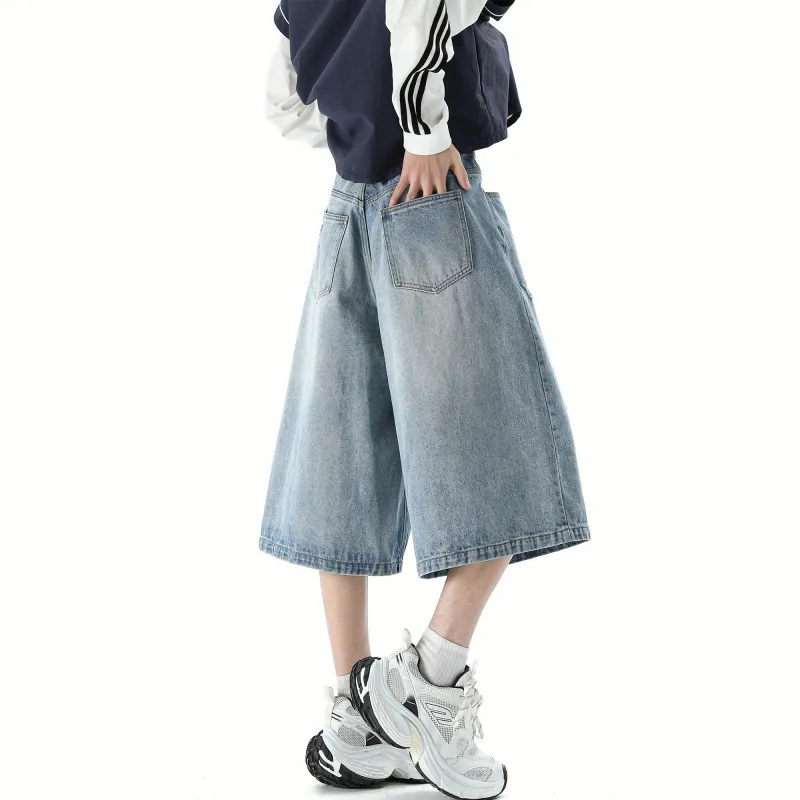 SCRM Denim Shorts Unisex-10