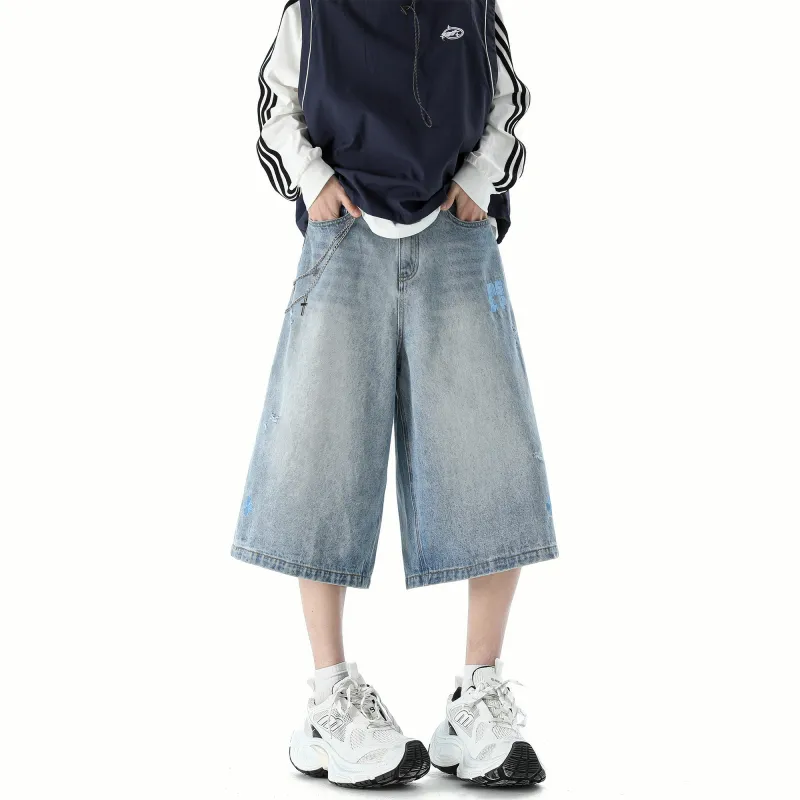 SCRM Denim Shorts Unisex-11