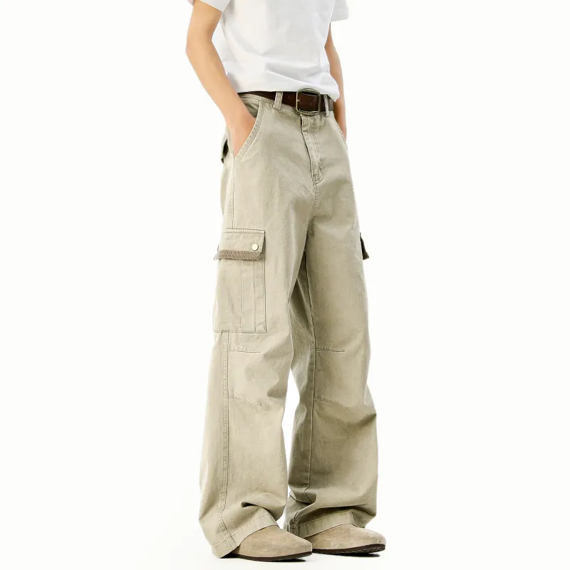 TESTUNG Workwear Style Everyday Commute Essential Pants Unisex-4