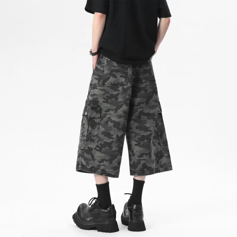 SCRM Cargo Shorts Unisex City Camouflage-3
