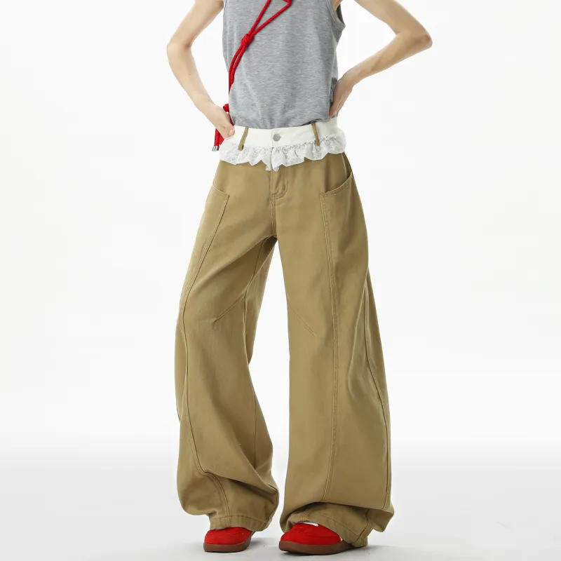 SCRM Jeans Unisex Khaki-4