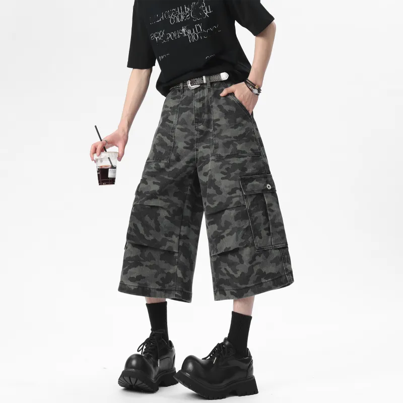 SCRM Cargo Shorts Unisex City Camouflage-4