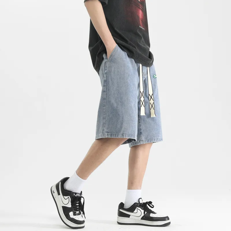 SCRM Denim Shorts Unisex-8