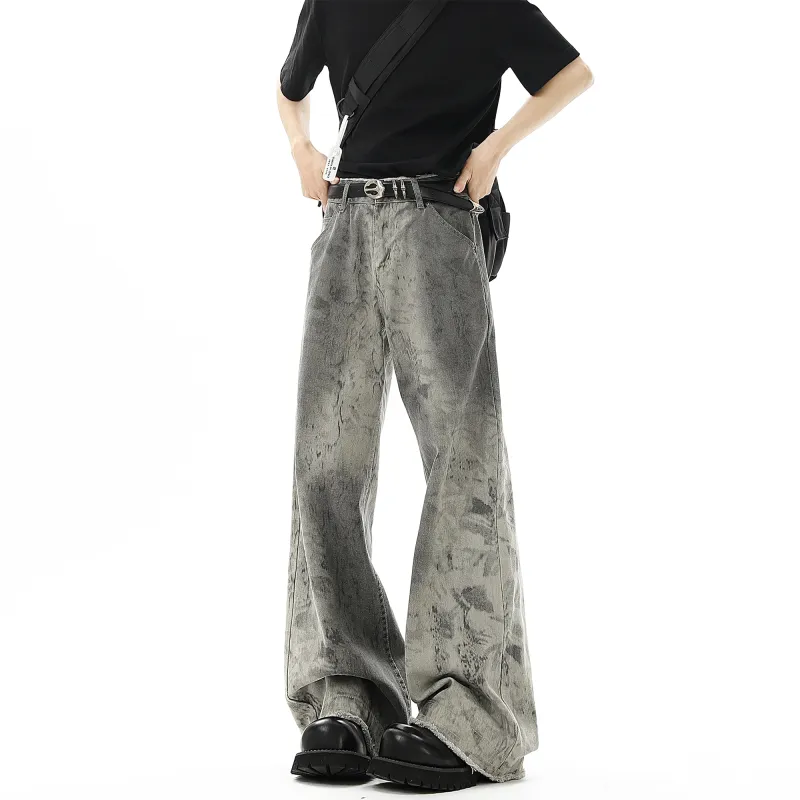 SCRM Jeans Unisex Snakeskin Print White-6