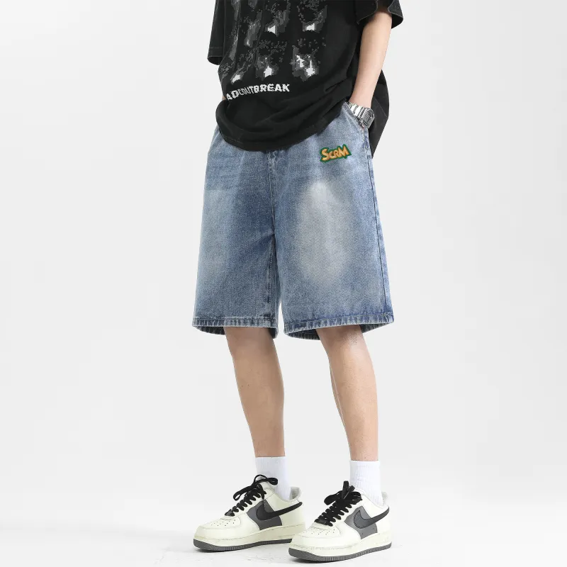 SCRM Summer Denim Shorts Unisex-4