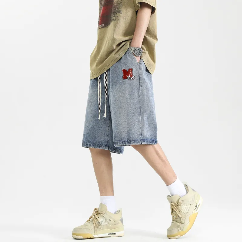SCRM Denim Shorts Unisex-9
