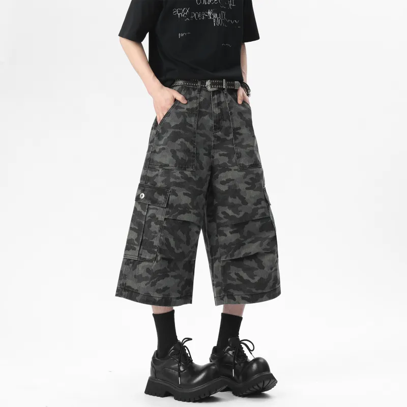SCRM Cargo Shorts Unisex City Camouflage-1