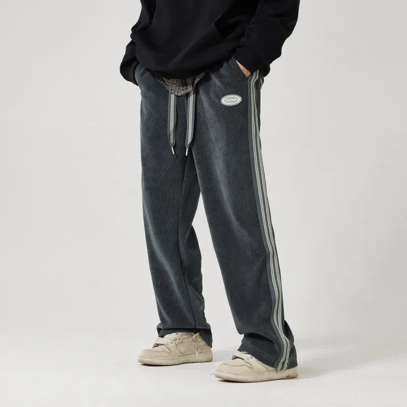 TEPOR Casual Pants Unisex Gray-4