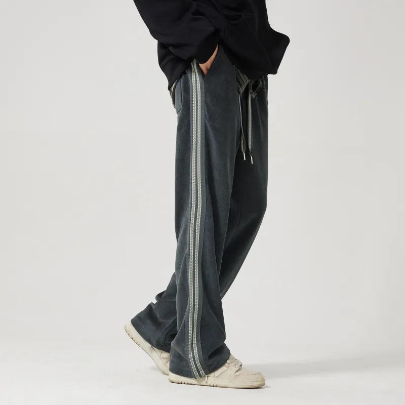 TEPOR Casual Pants Unisex Gray-3