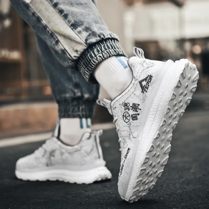 TEPOR Anti Slip Wear Resistant Low Top Running Shoes Unisex-15