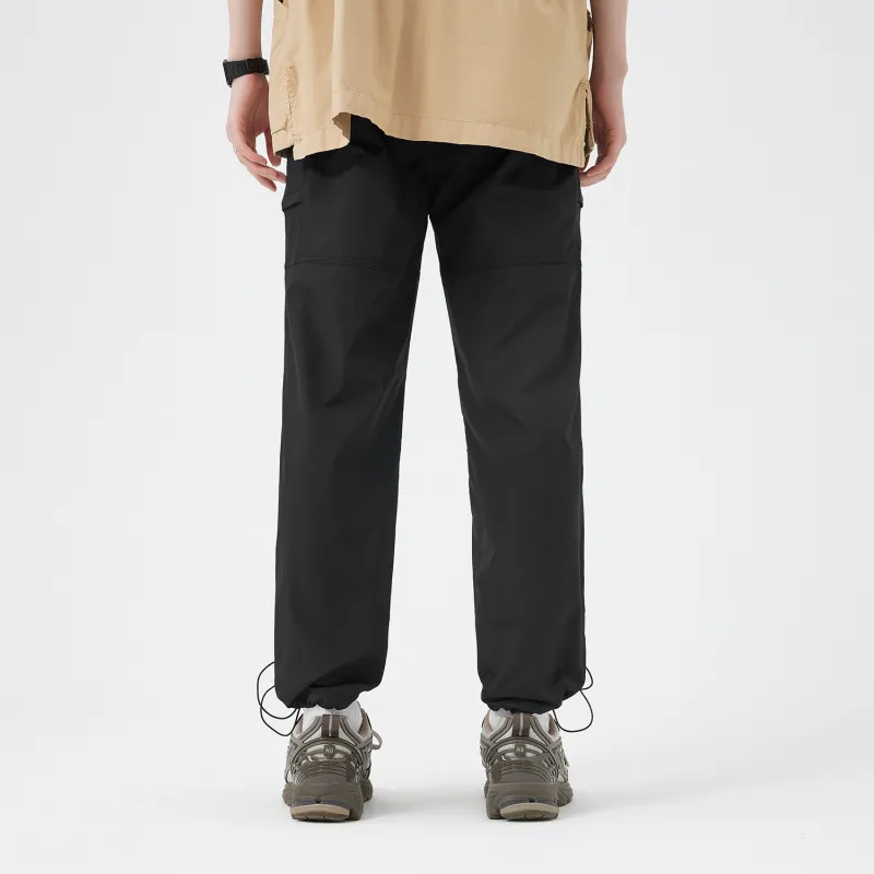 TEPOR SS24 Cargo Pants Unisex Black-8