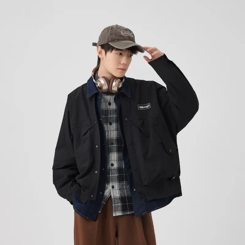 TEPOR Jackets Coats Unisex Black-2