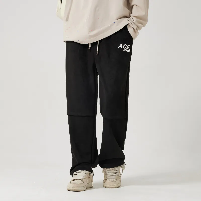 TEPOR Casual Pants Unisex Black-6