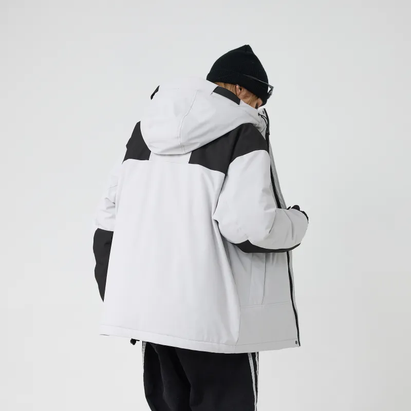 TEPOR Down Jacket Unisex Light Gray-4
