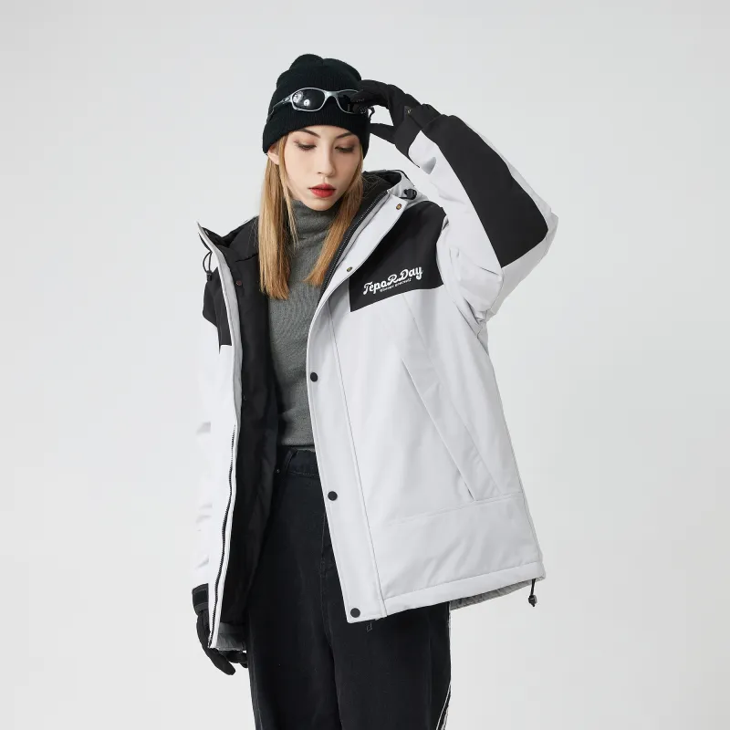 TEPOR Down Jacket Unisex Light Gray-7