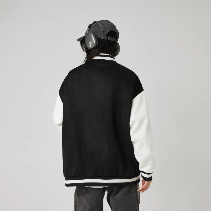 TEPOR Baseball Jacket Unisex Black-5
