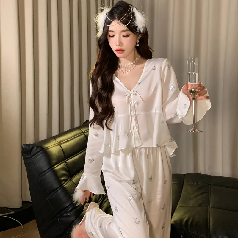 Flow Yarn Women's Pajama Sets-3