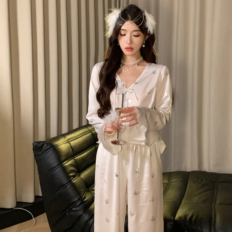 Flow Yarn Women's Pajama Sets-2