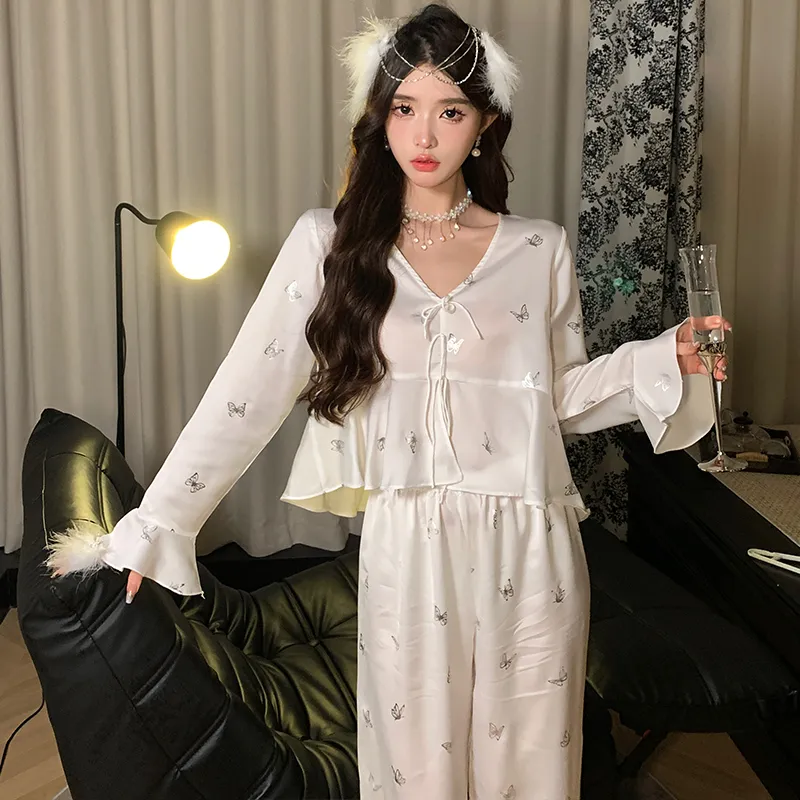 Flow Yarn Women's Pajama Sets-4