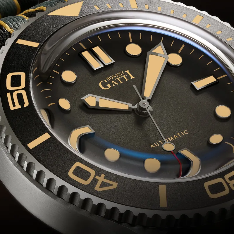 BONEST GATTI Mechanical Movement Watch Men's Watches Gray Dial-8
