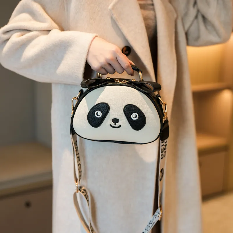 North Pack PU Shoulder Bag Crossbody Bag Handbag Regular Women's Letter Panda-8