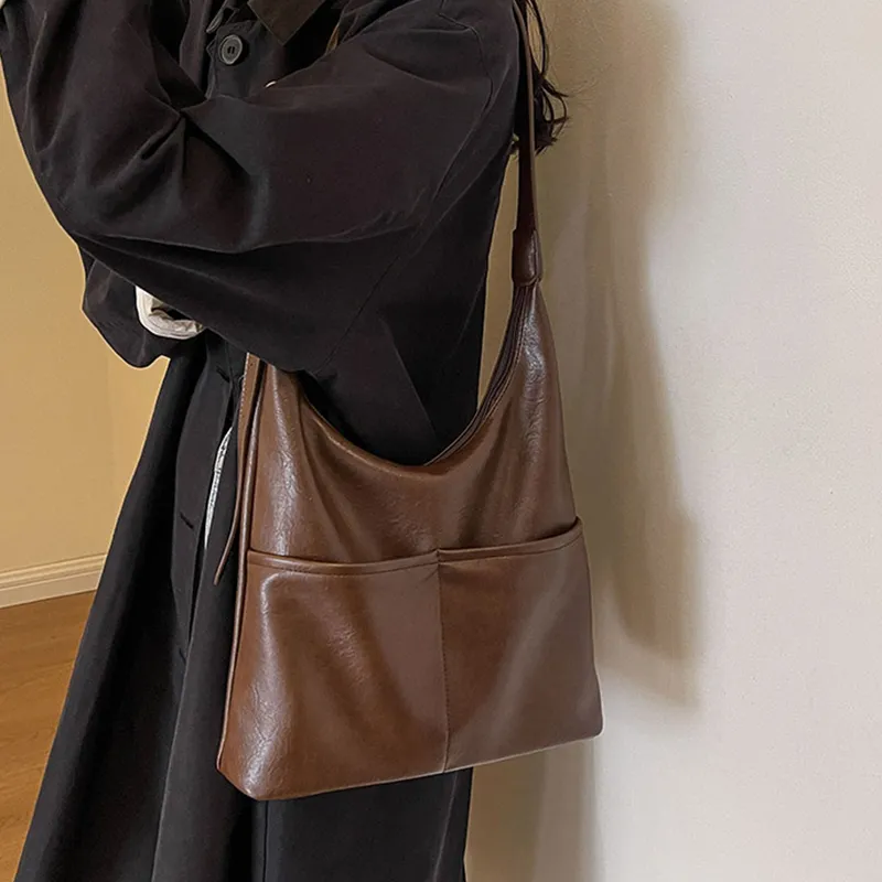 North Pack PU Handbag, Shoulder Bag, Bucket Bag Tubas Women's Mud/Black/Brown/Coffee-9