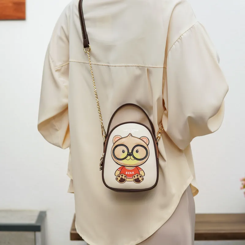North Pack PU One Shoulder Handbag Regular Women's Ecru-4