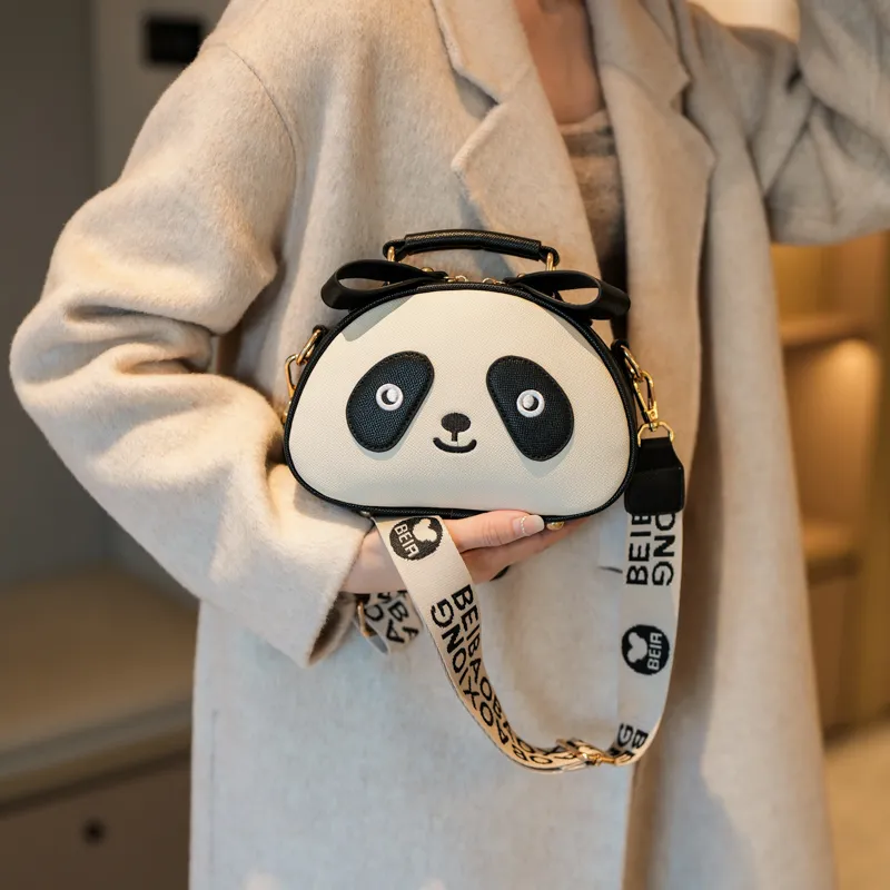 North Pack PU Shoulder Bag Crossbody Bag Handbag Regular Women's Letter Panda-7